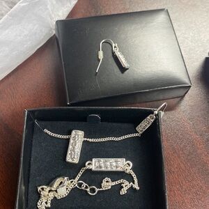 Super cute necklace earring and bracelet set